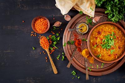 Wärmende Linsensuppe mit jamu:MAGIC - Gewürz Topping - besonders ausgleichend bei hohem Beken Anteil 🌍🏔