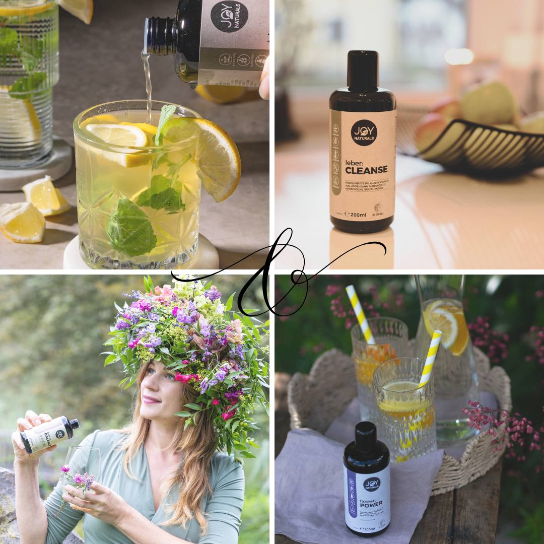 Bitterstoffe Vorteilsbundle (femina:BALANCE, bitter:PRO, leber:CLEANSE, flower:POWER)